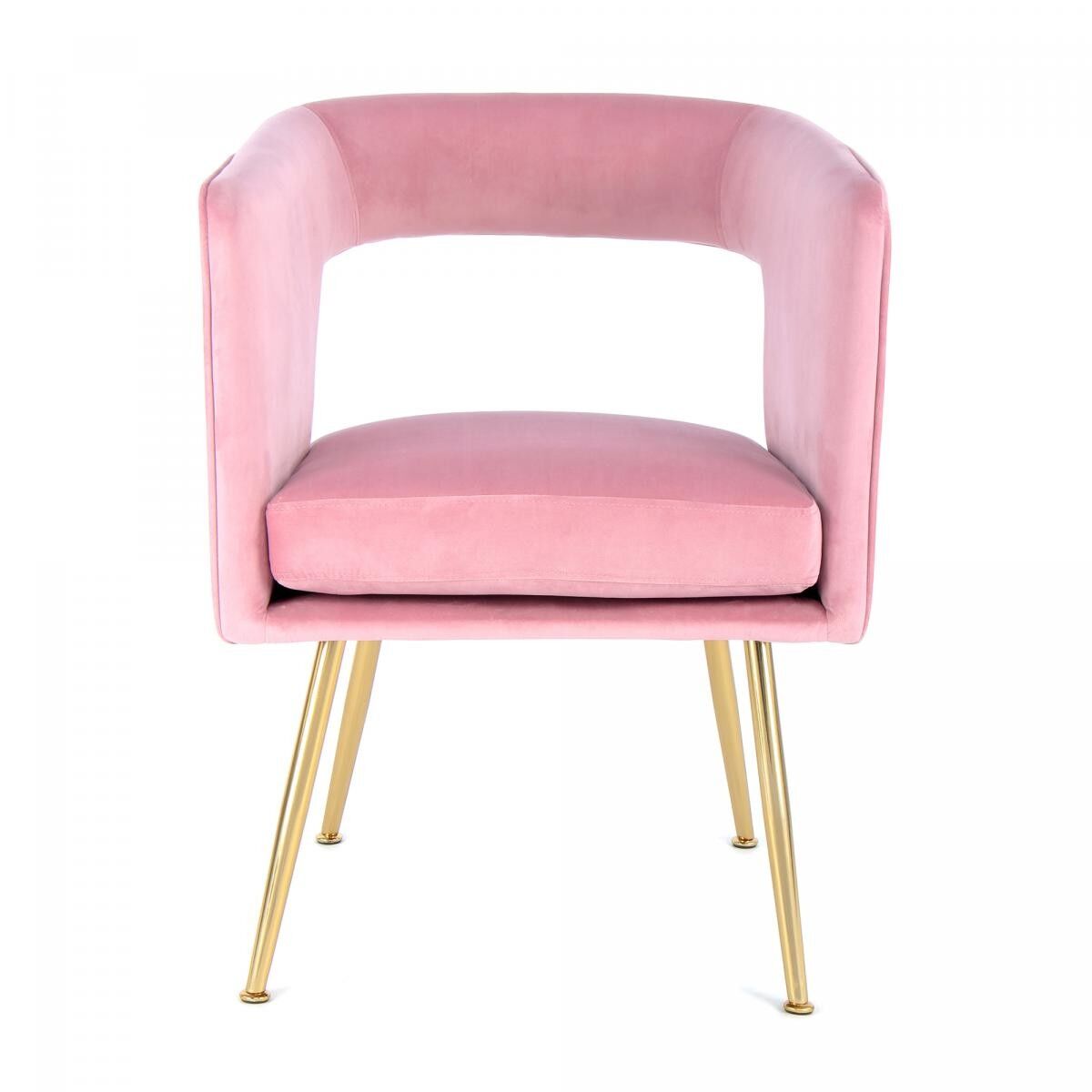Poltrona semi-artigianale KEMA 63x60x77 rosa