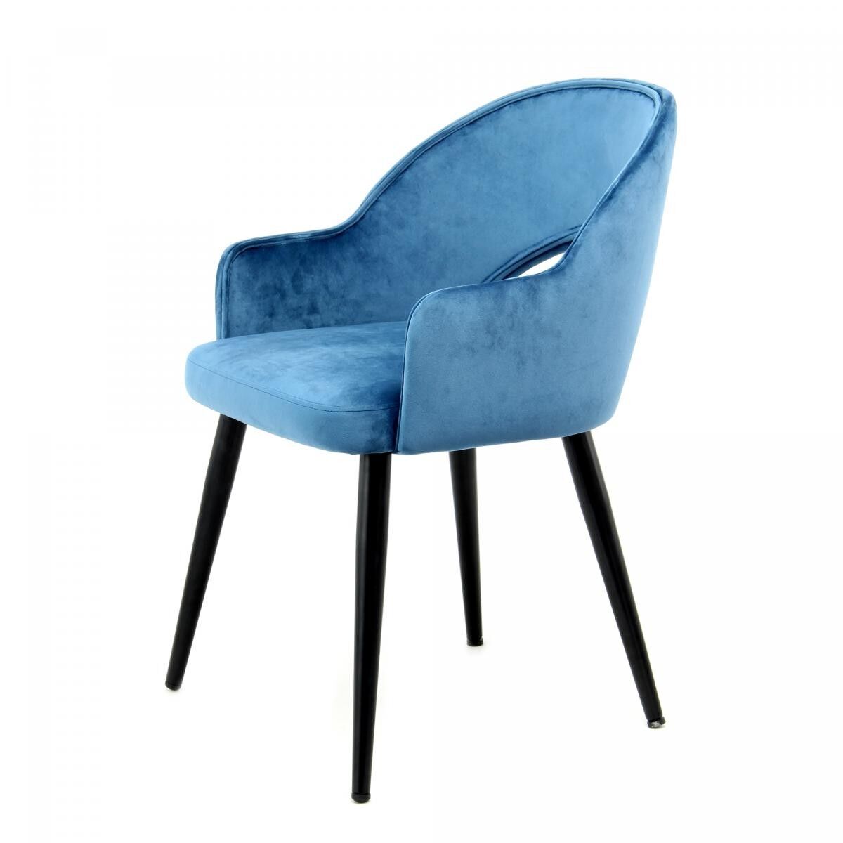 Poltrona semi-artigianale LOTTO DI 2 HOSO 58x55x77 blu