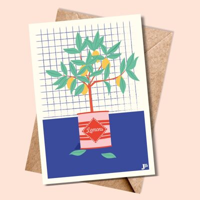 Cartolina IL LIMONE - - Illustrazione 10x15cm