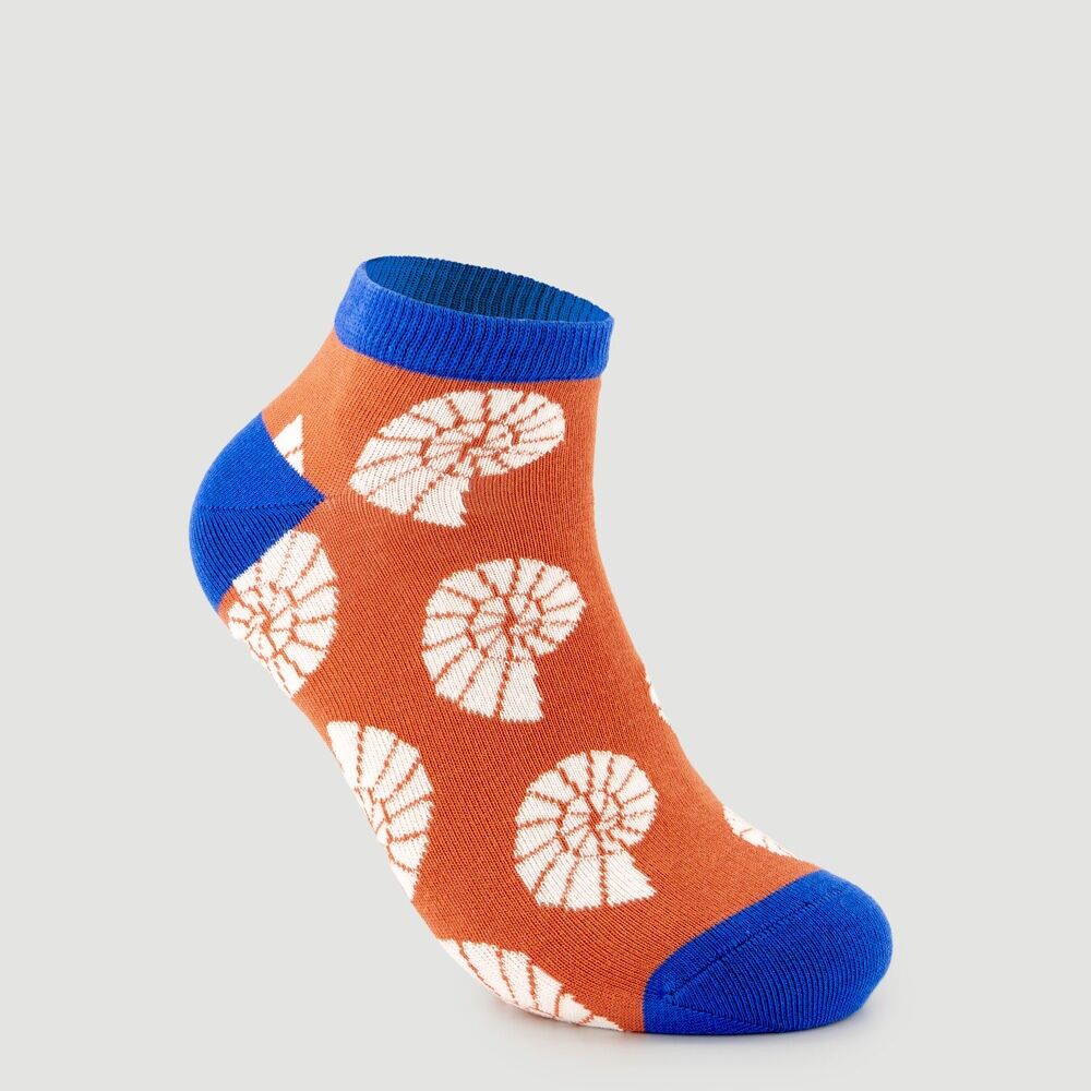 Calcetines Tobilleros Algodón Orgçanico Nautilus Coral Producto de Comercio Justo