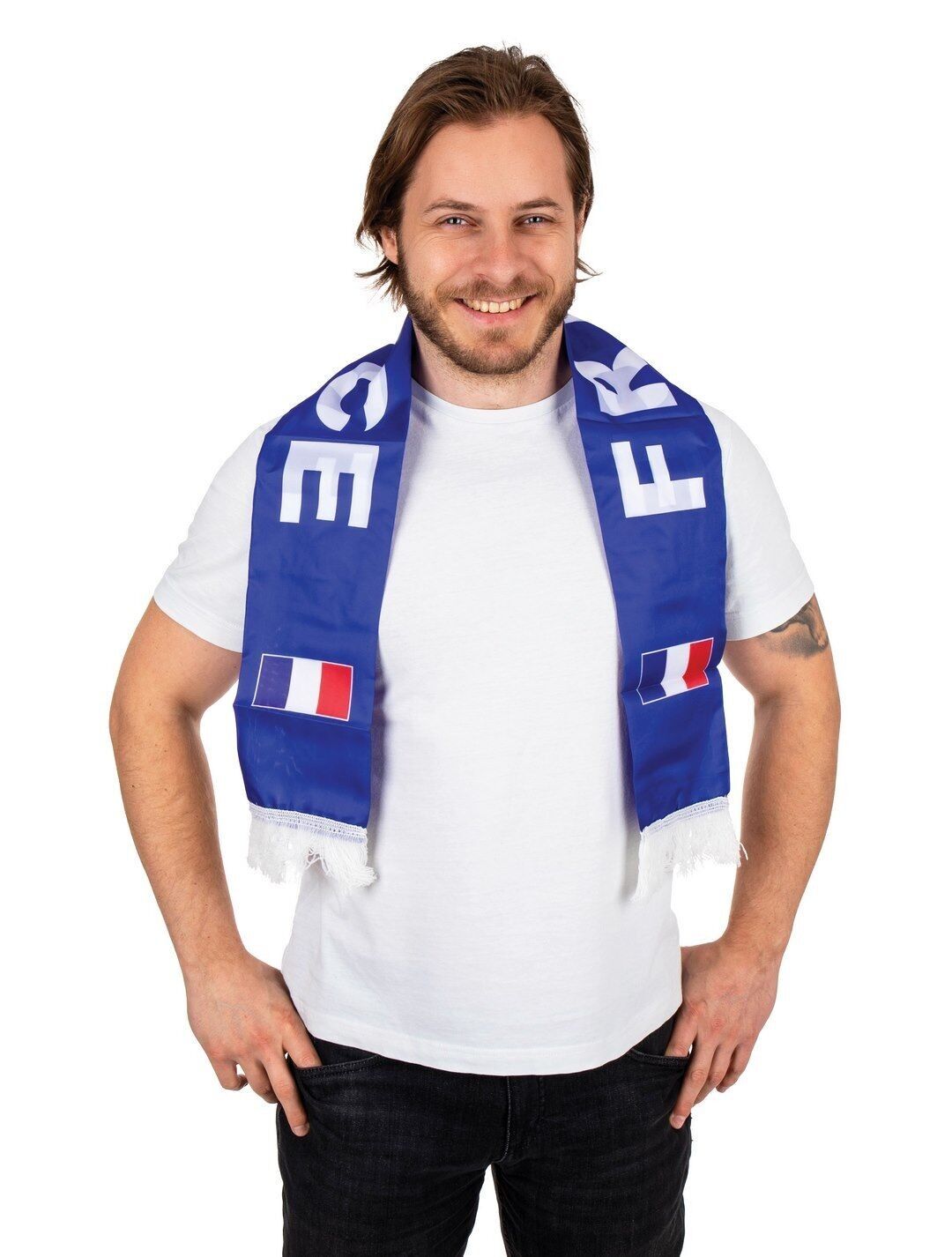 Sciarpa Francia - blu, bianco, rosso