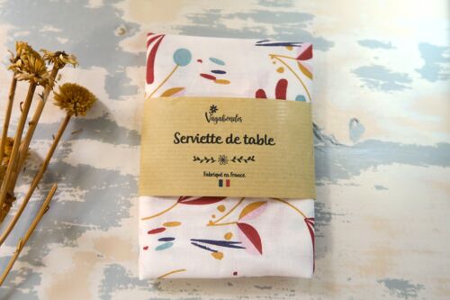 Serviette de table en coton (35 x 35 cm