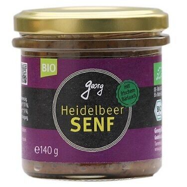 Senape di mirtilli con aglio selvatico