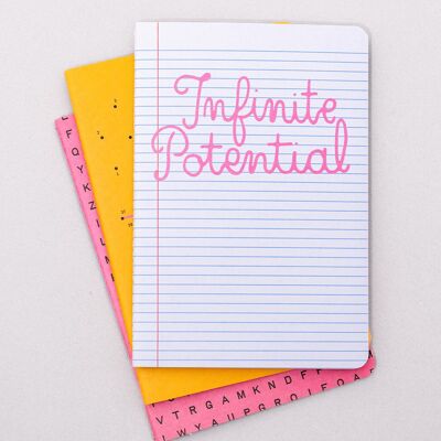 Cuaderno de borrador, potencial infinito