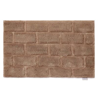 Alfombra Hug Brick de bambú - Capuchino
