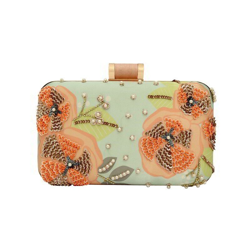 Borsa Jami Verde Acqua e Corallo