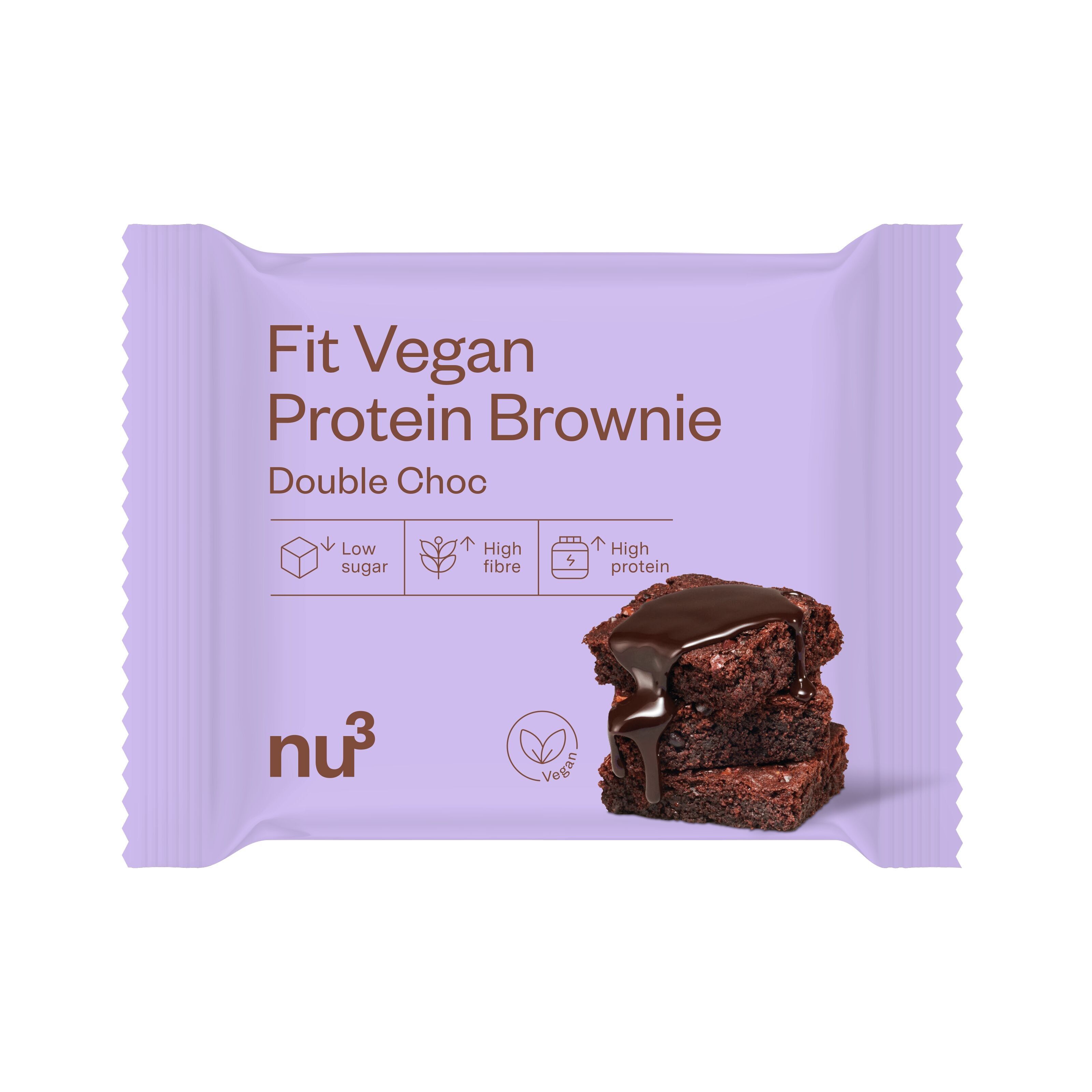 Nu3 Vegan Protein Brownie - 50g