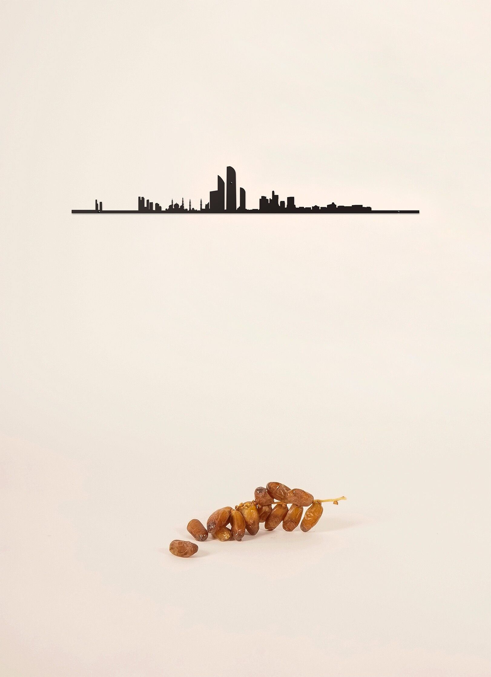 Decoración de pared - Abu Dhabi - Negro