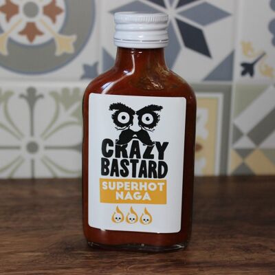 Salsa piccante Crazy Bastard - Superhot Naga 100ml