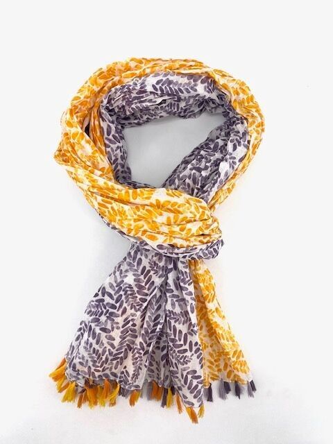 Foulard Chèche 100% voilet de coton - 100x180 cm Femme