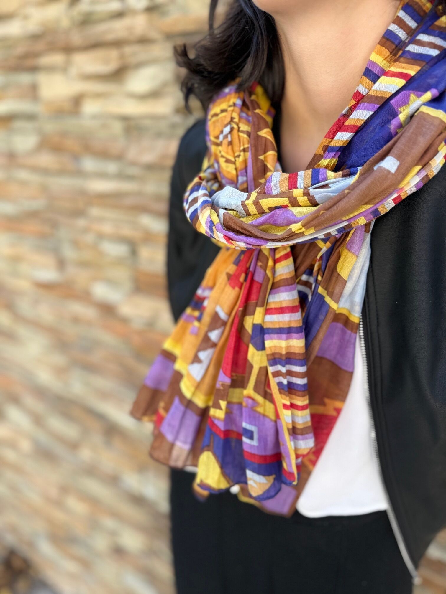 Foulard Chèche 100% Coton unisexe