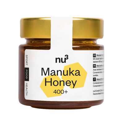Nu3 Manuka Honey MGO 400 - 125g - 100% pure