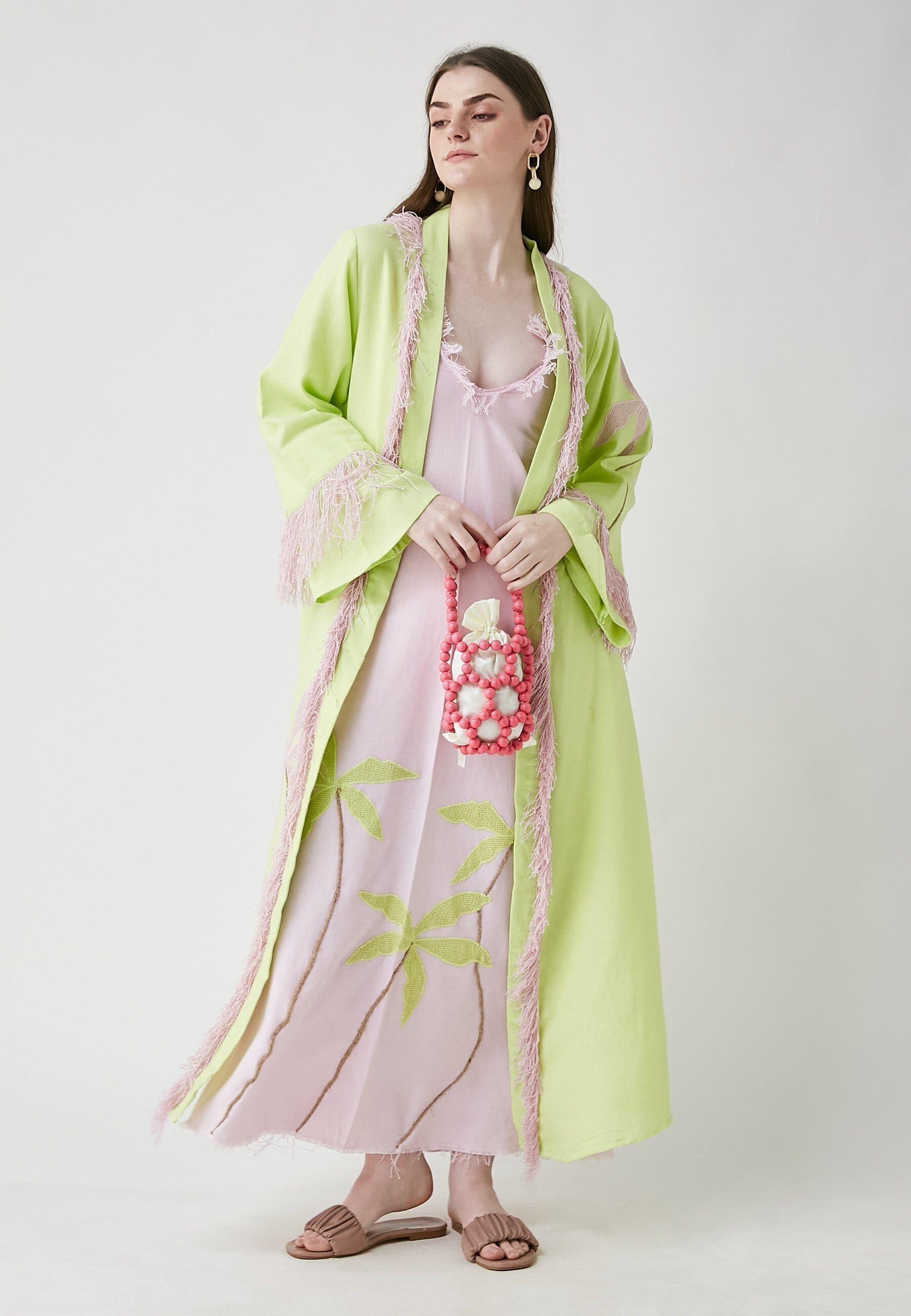 Kimono Horizon Long Lime