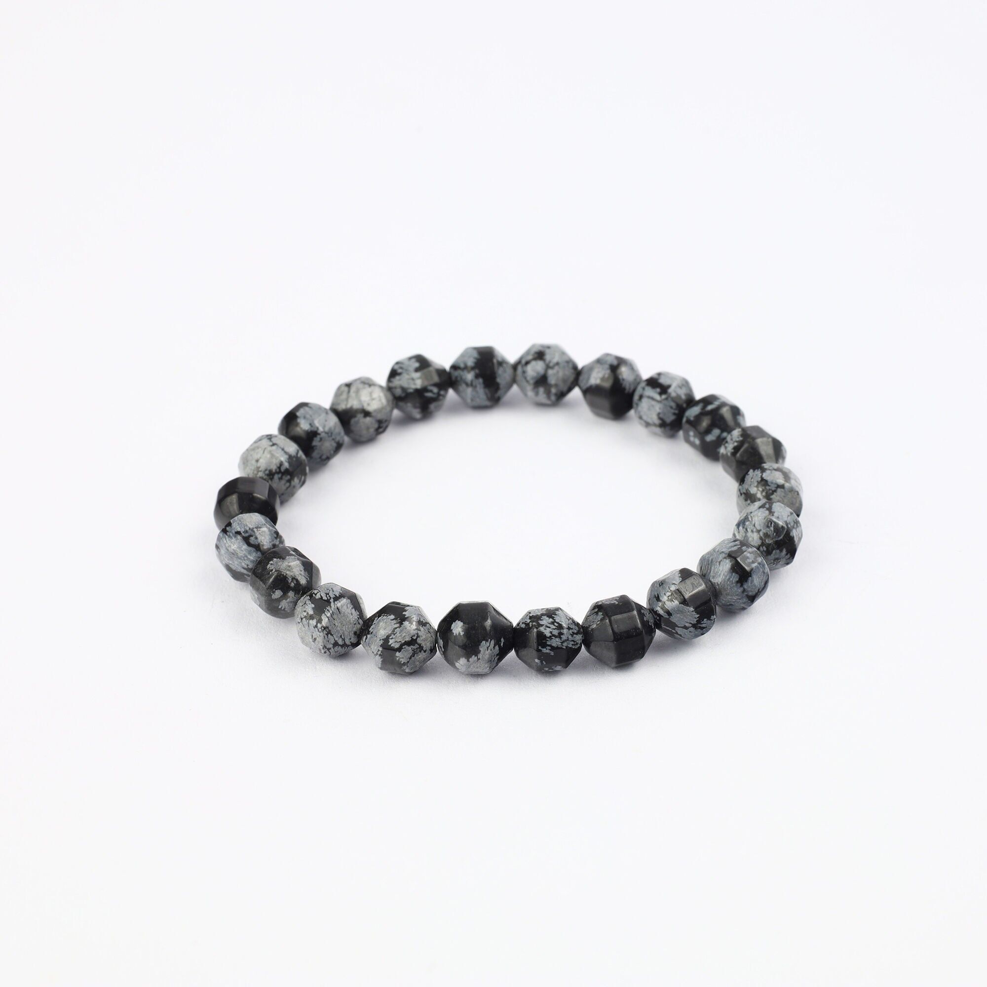 Obsidienne flocon de neige taille satellite