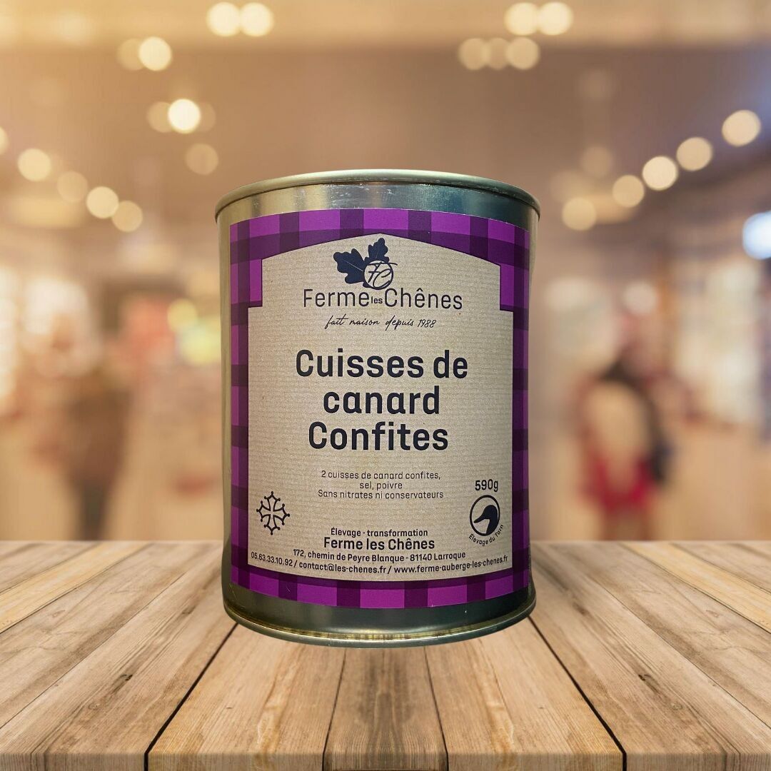 Muslos de pato confitados
