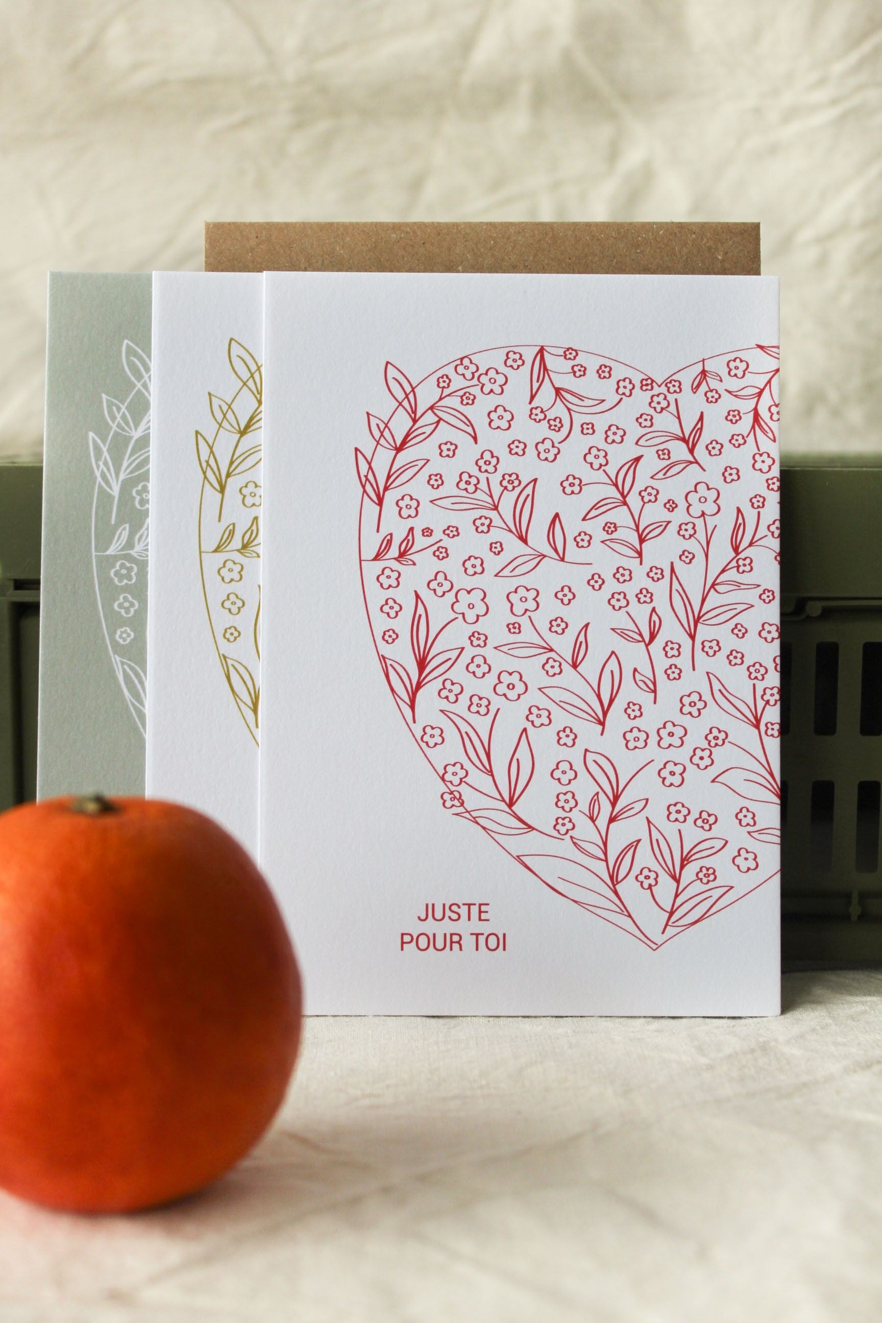 Carte postale Juste pour toi