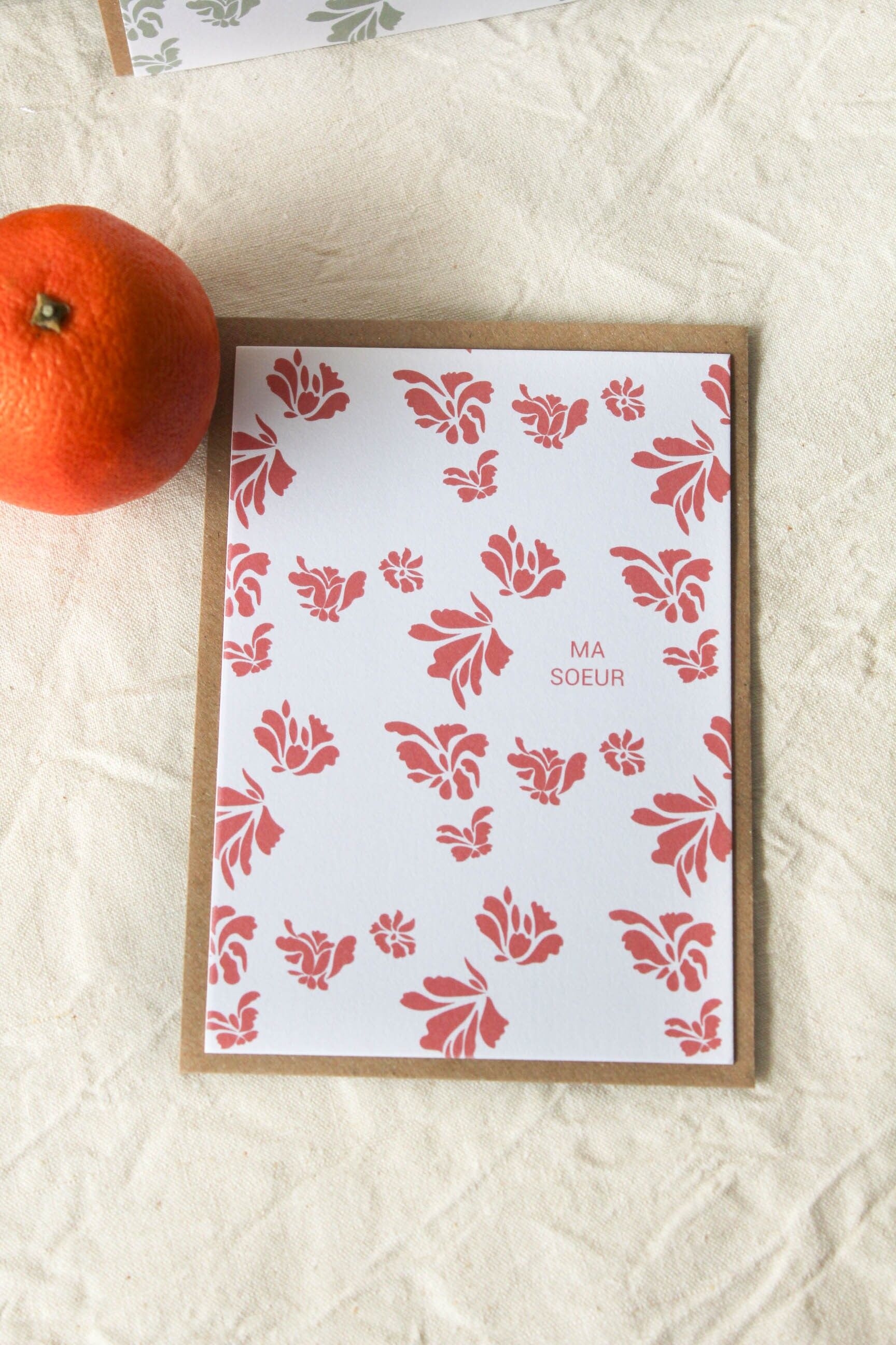 Carte postale Ma soeur