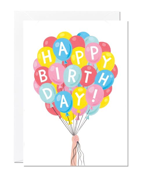 Balloon Bunch | Birthday Card