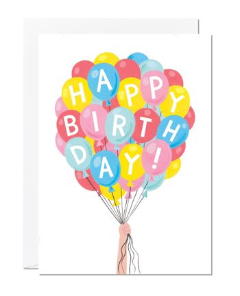 Balloon Bunch | Carte d'anniversaire 1