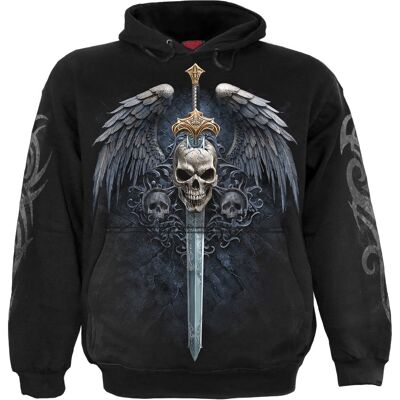 ESPADA DE ÁNGEL - Sudadera con capucha negra