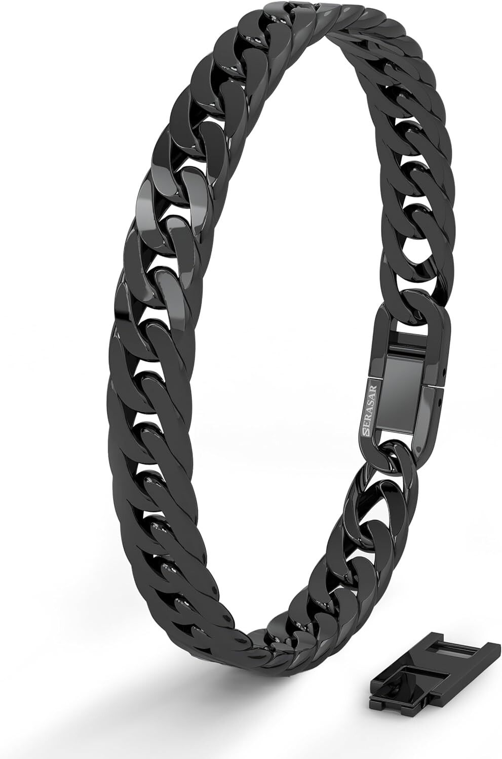 Bracciale in acciaio inossidabile "Cubano"