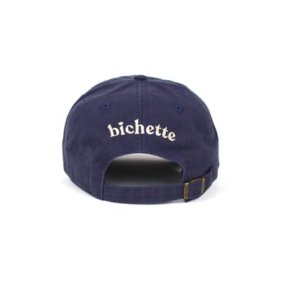 Casquette bichette brodée ajustable - 100% coton