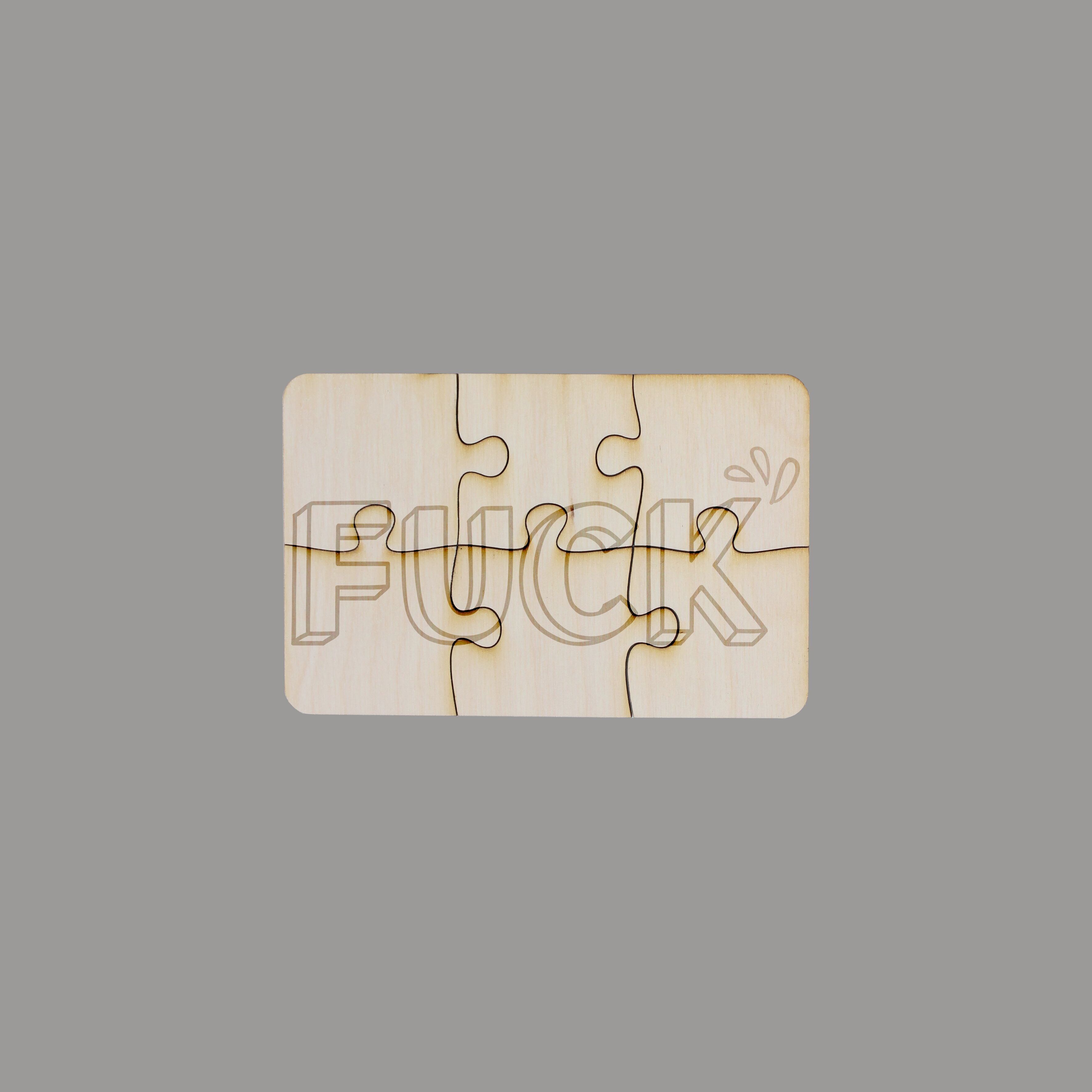 Puzzle con messaggio da 6 pezzi da regalare