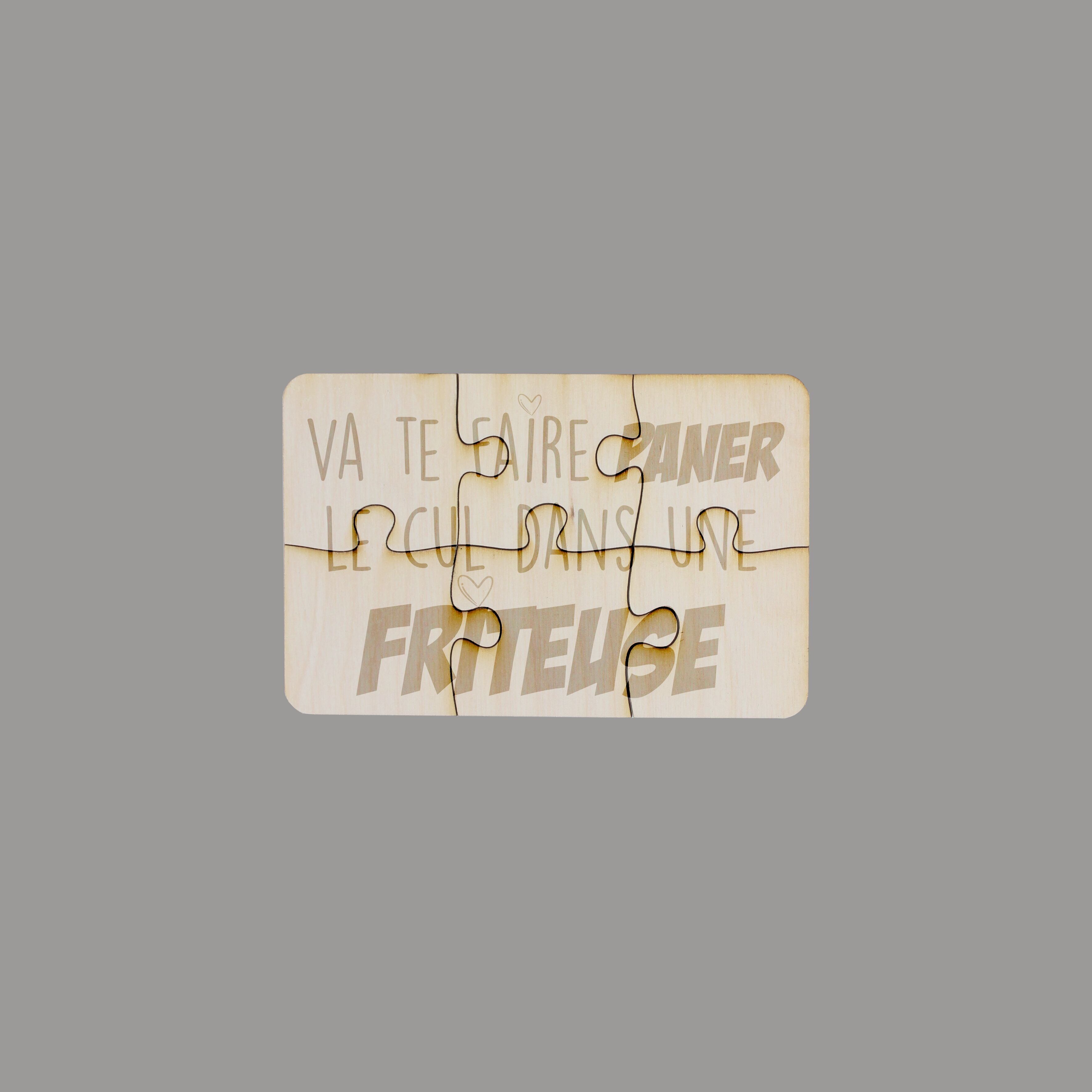 Puzzle con messaggio da 6 pezzi da regalare