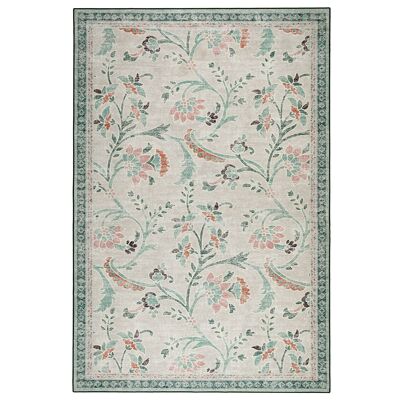 Tapis Hug écologique lavable à motif floral anglais