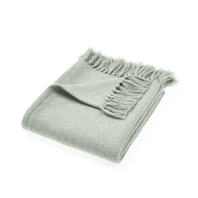 Jeté uni tissé Hug Rug gris ciel