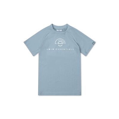 Articoli essenziali per il nuoto| Toni puri | Maglia da bagno a maniche corte blu UV