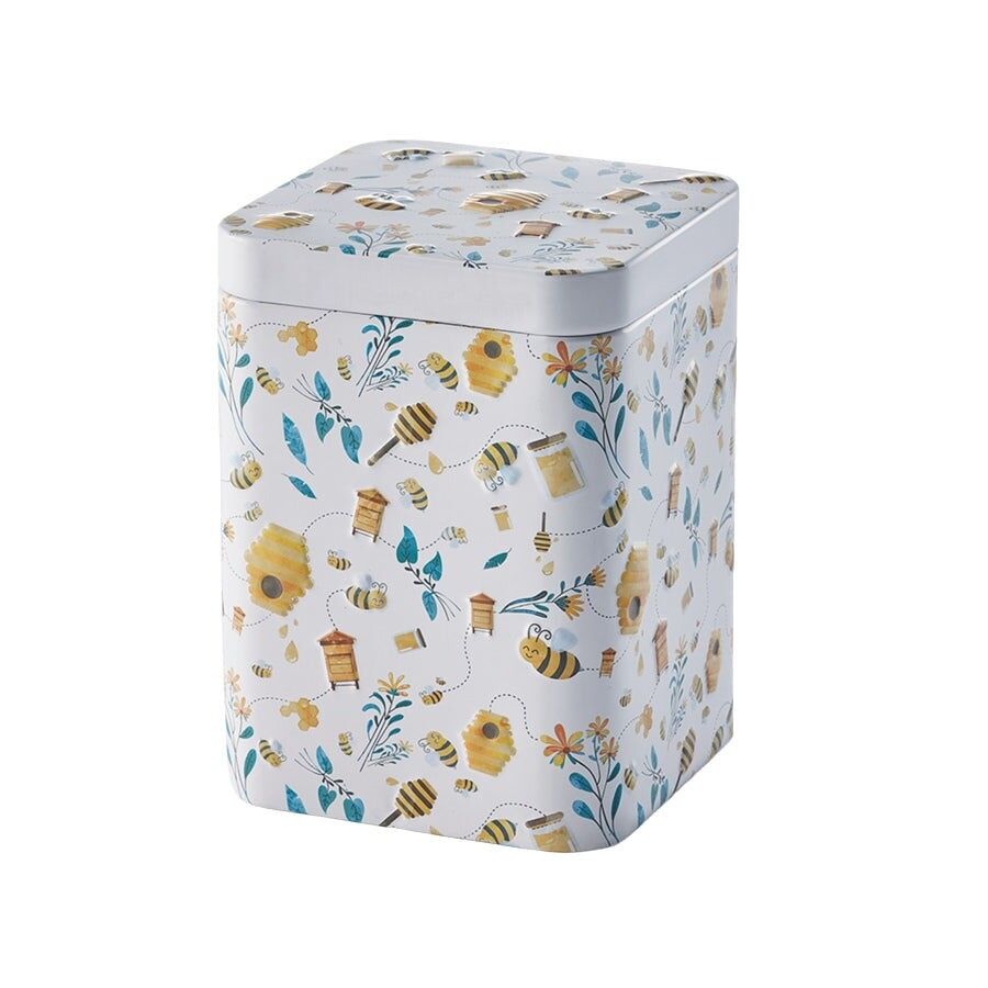 Scatola da tè "Bienie" - con coperchio a scatto - 100g