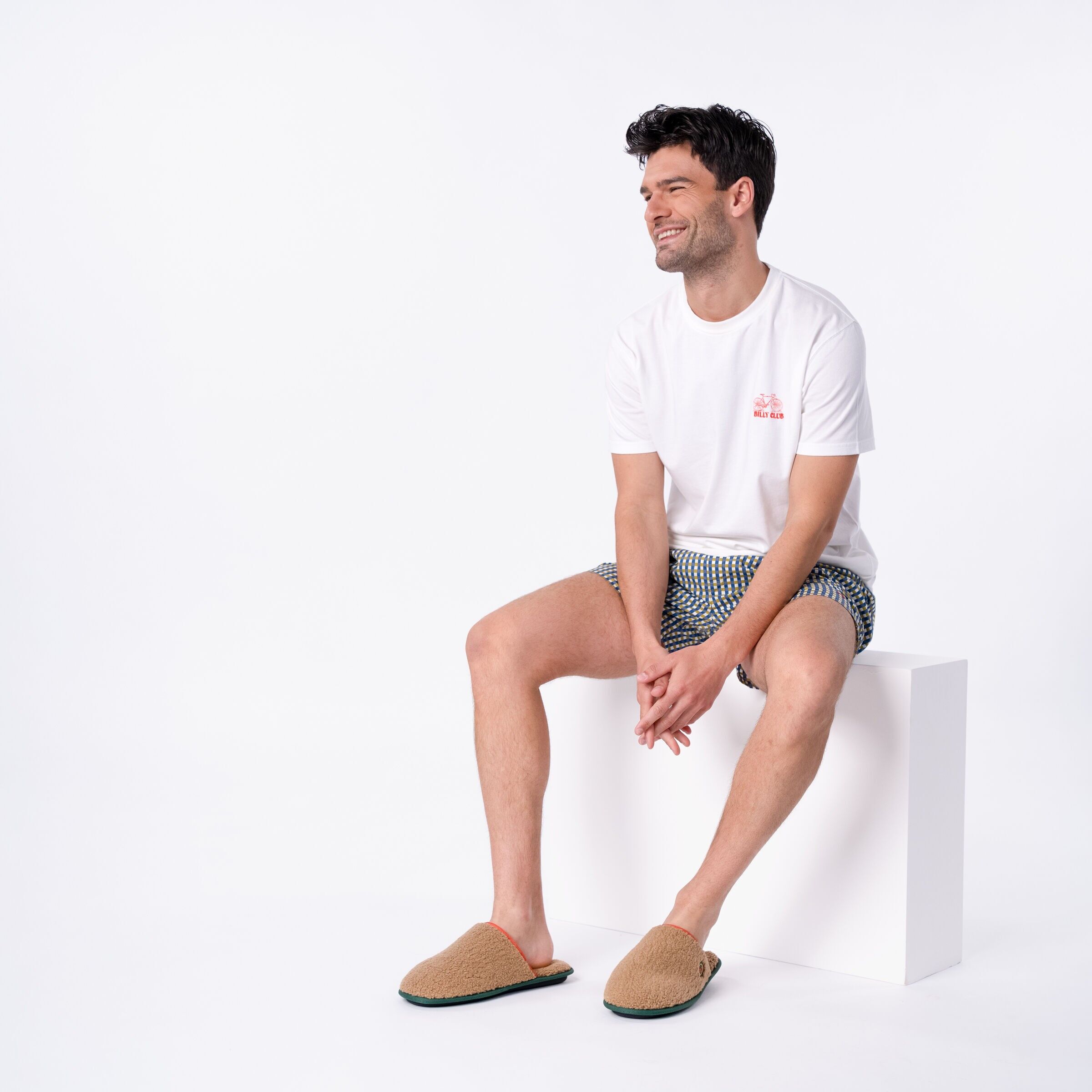 Pantofole Sherpa cammello