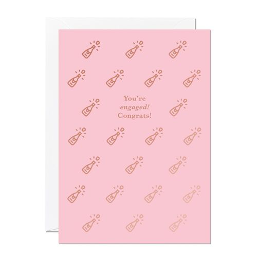 You're Engaged | Greeting Card | Congratulations | Wedding