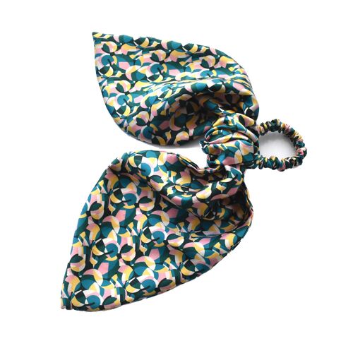 Scarf Tie Scrunchies - in Liberty of London pure silk (Various) - Bounce Silk Satin - Midi (6")