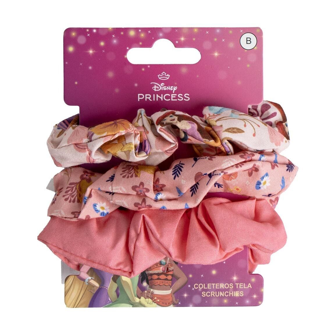 Lot de 3 élastiques à cheveux en tissu Princesse - 2500003079