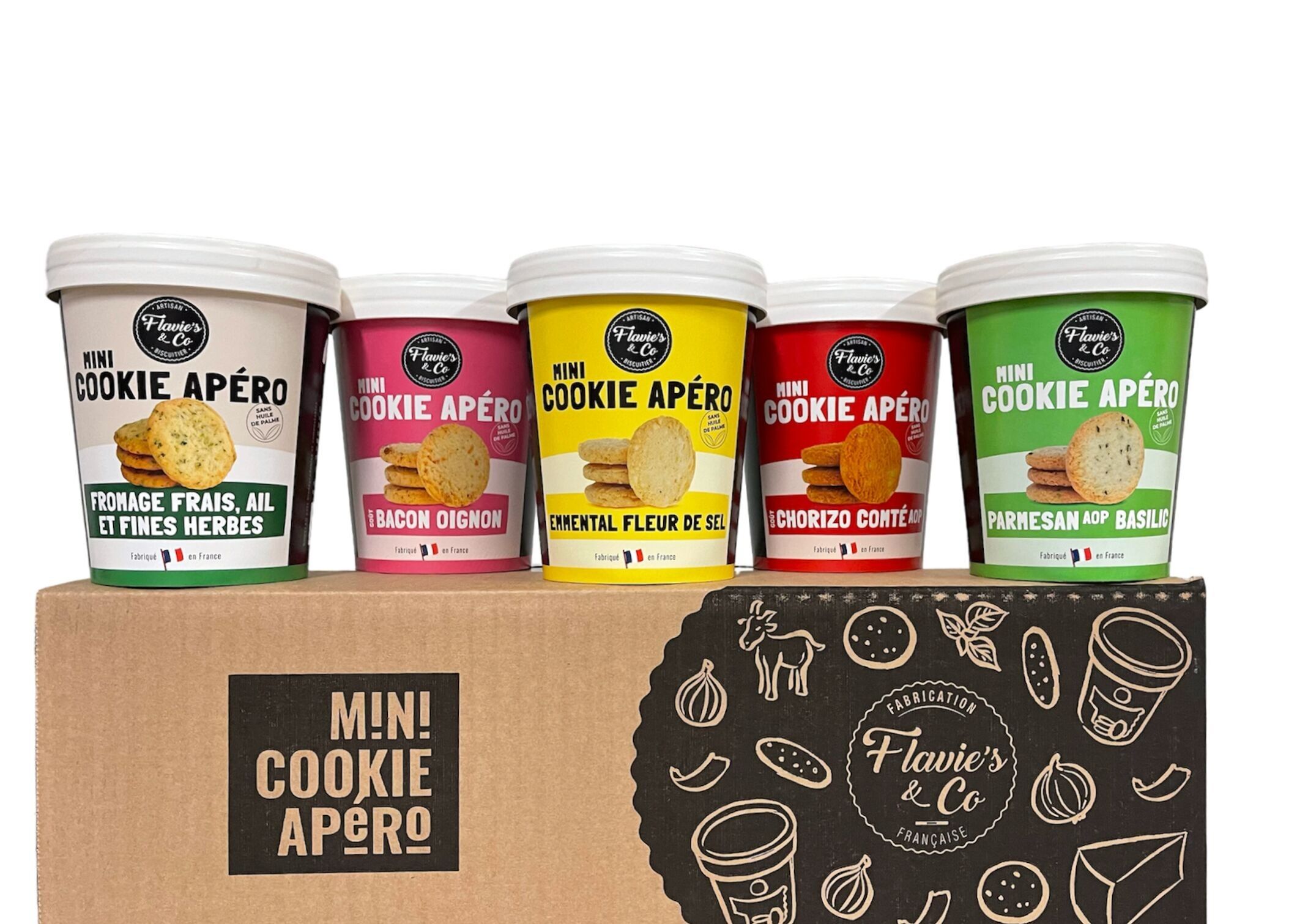 APERITIVO: Biscotti salati, confezione completa