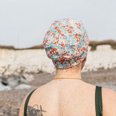 Salty Sea Knot - Swimming Cap Topper - Swim Turban - Poppy & Daisy - Small / Medium (21in - 22in) - None