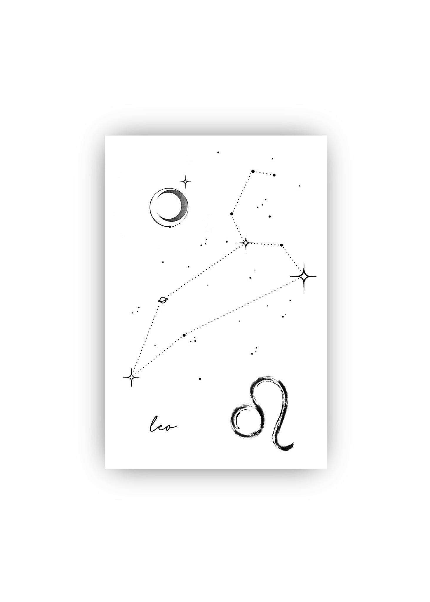 Constellation Lion Tatouage