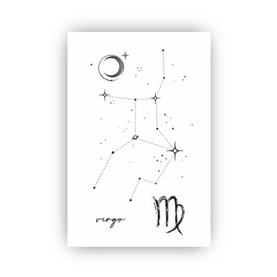 Tatouage temporaire / Constellation de la Vierge