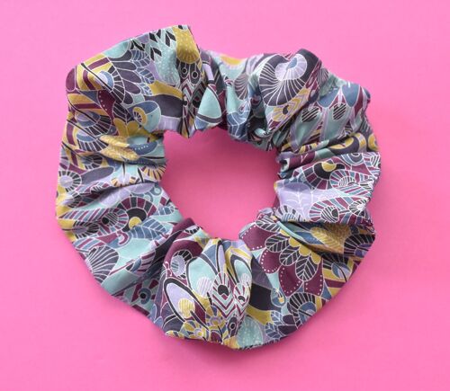 Scrunchie - Liberty of London Summer Eban Blue