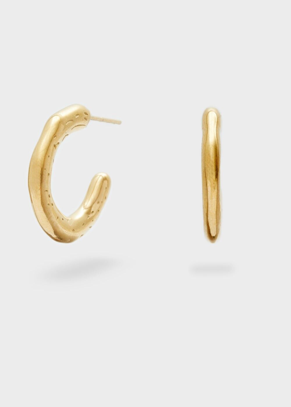 SIMONE HOPP EARRINGS IN GOLD S. STEEL
