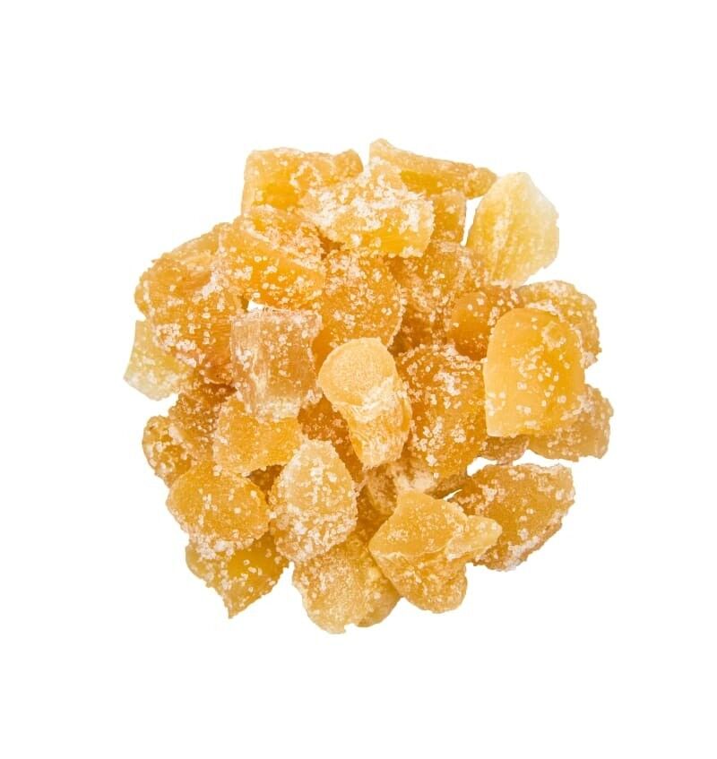 Organic candied ginger from China in pieces | 5 kg bag