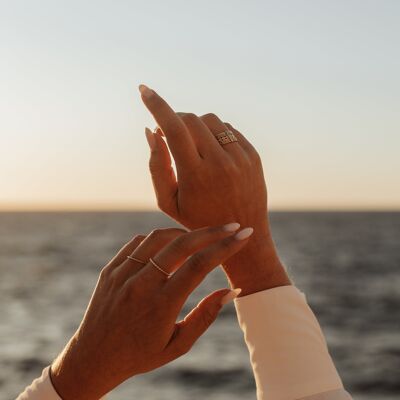 Little Disco Ring – Gold or Silver