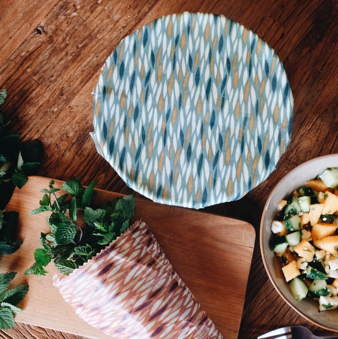 Umweltfreundliche Verpackung | 3er-Set Bee Wraps Größe M