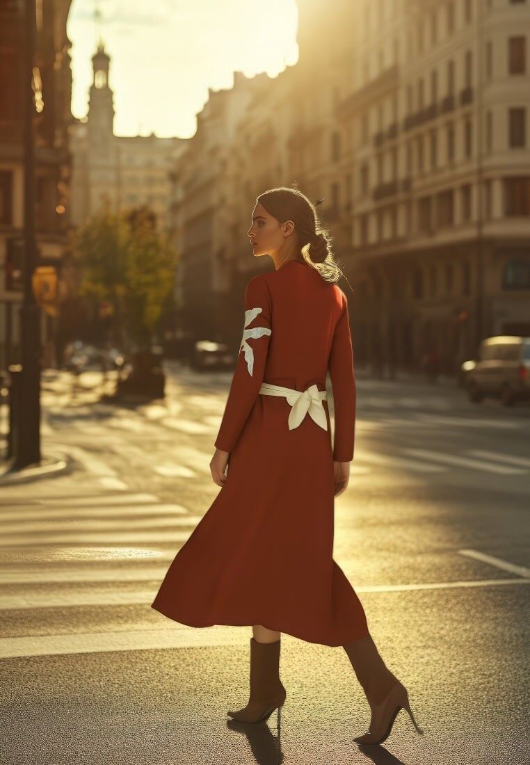 Abito camicia Meadow Cherry