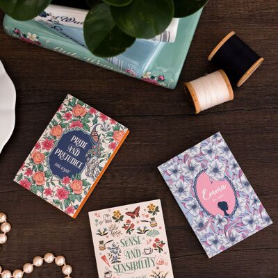 Mini-Notizblock-Set, Jane Austen