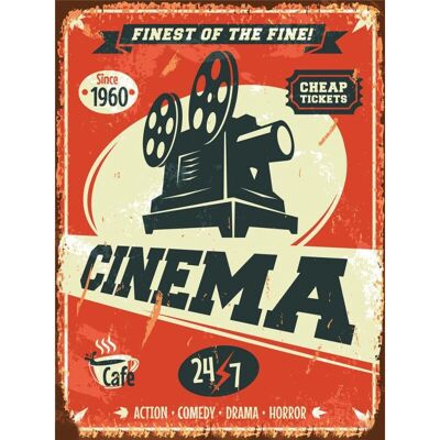 Cinema Finest of… metal plaque