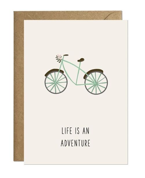 Life Is An Adventure | Greeting Card