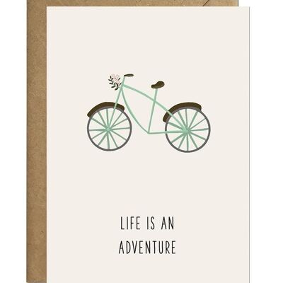 Life Is An Adventure | Greeting Card